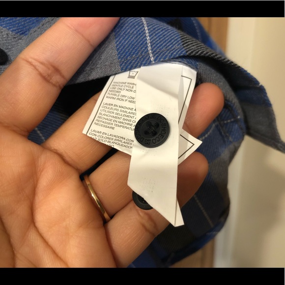 NWT Button Up Shirt DC Trademark Size M (10/12) - Picture 6 of 7